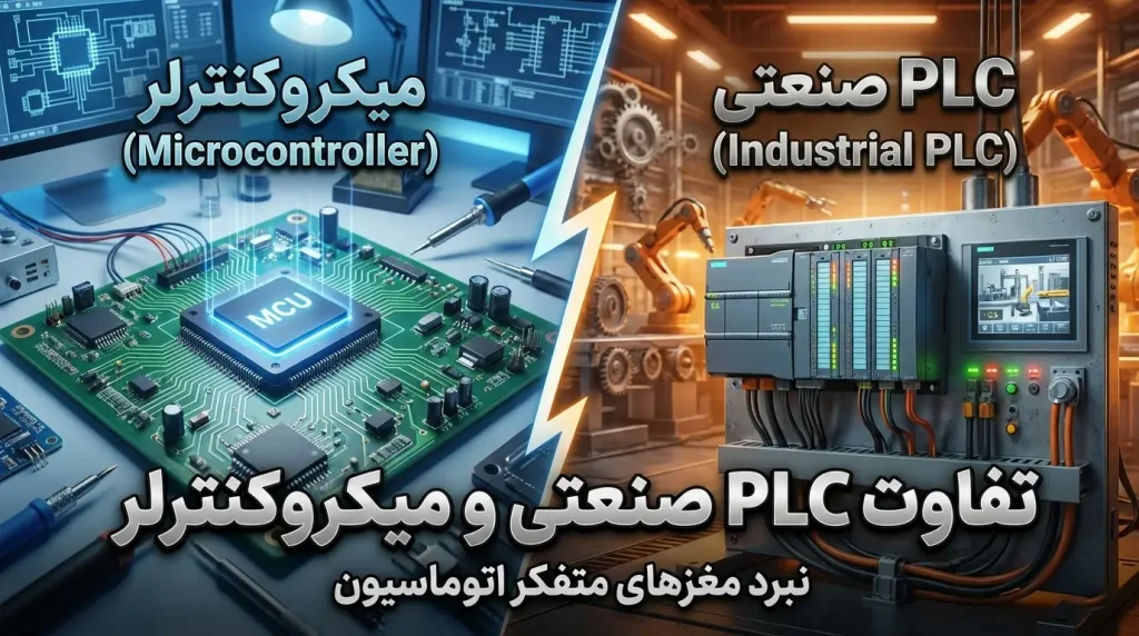 تفاوت PLC صنعتی و میکروکنترلر